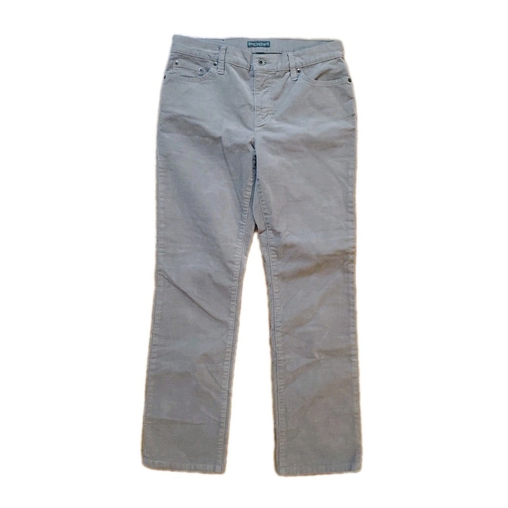 LRL Lauren‎ Jeans Co Petite Corduroy Pants 6p Gray